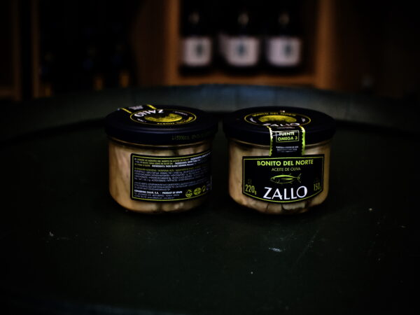 Bonito del norte aceite de oliva Zallo cristal 220gr