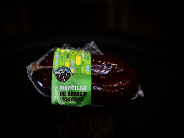 Morcilla de arroz y verduras