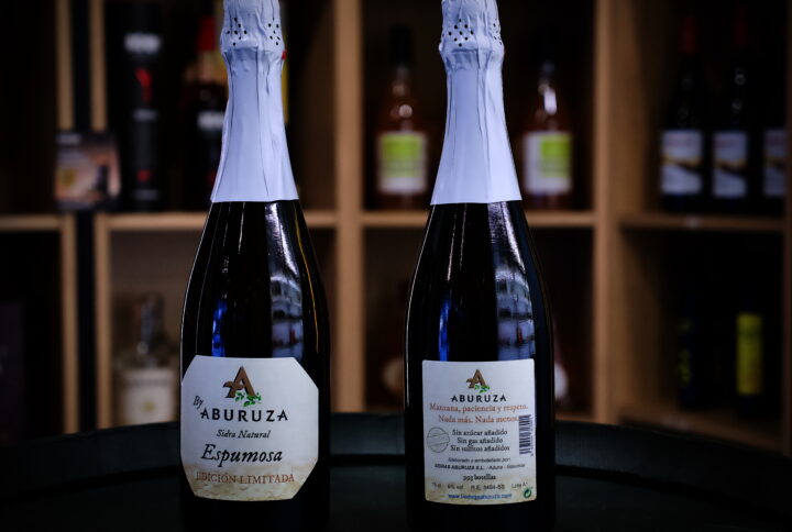 Comprar Sidra Natural Espumosa Aburuza edición limitada online en Bilbo Bihotza